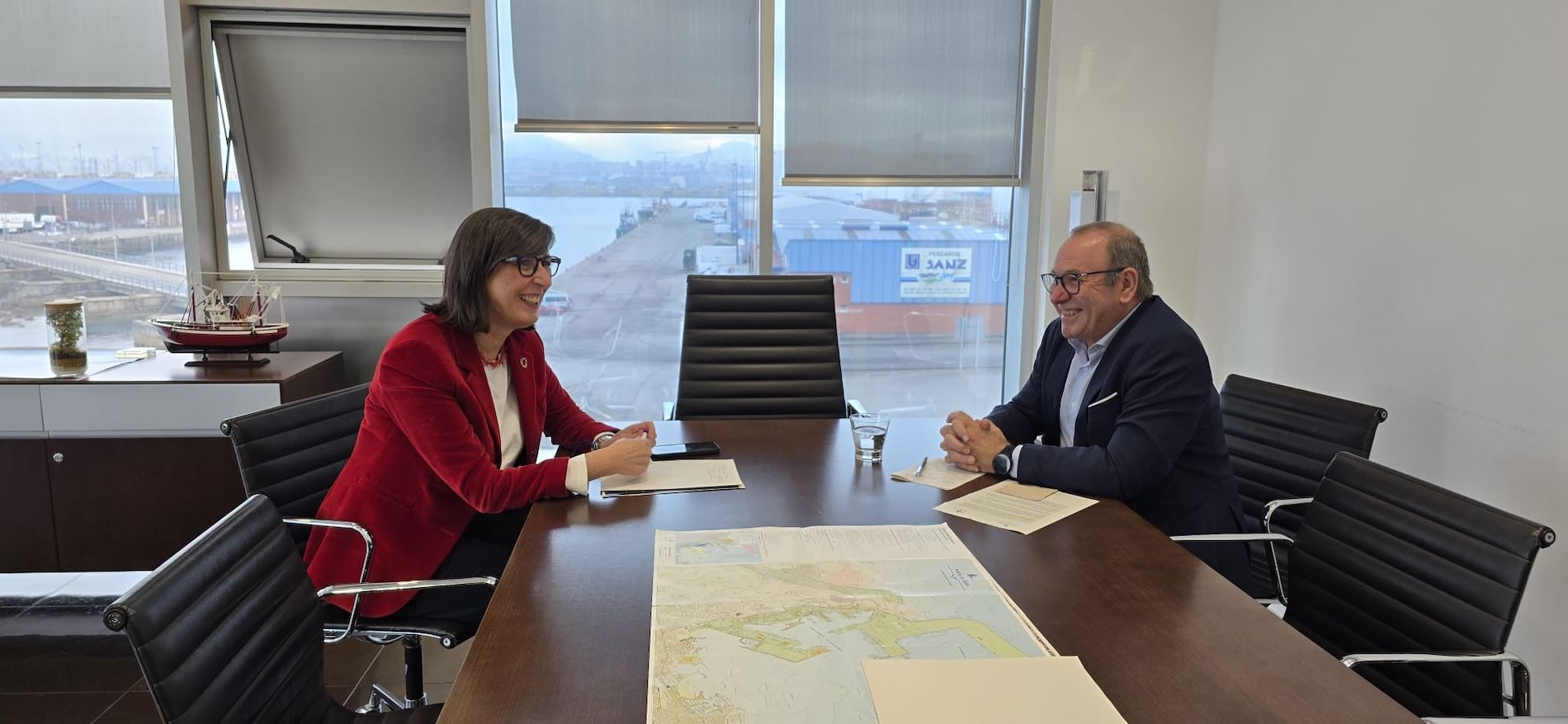 Reunion puertos Gijon y Aviles