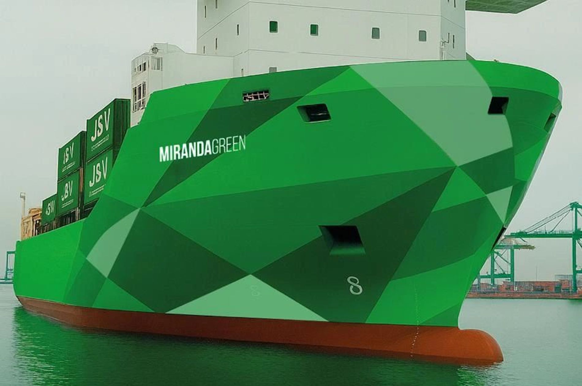 render portacontenedores miranda green JSV