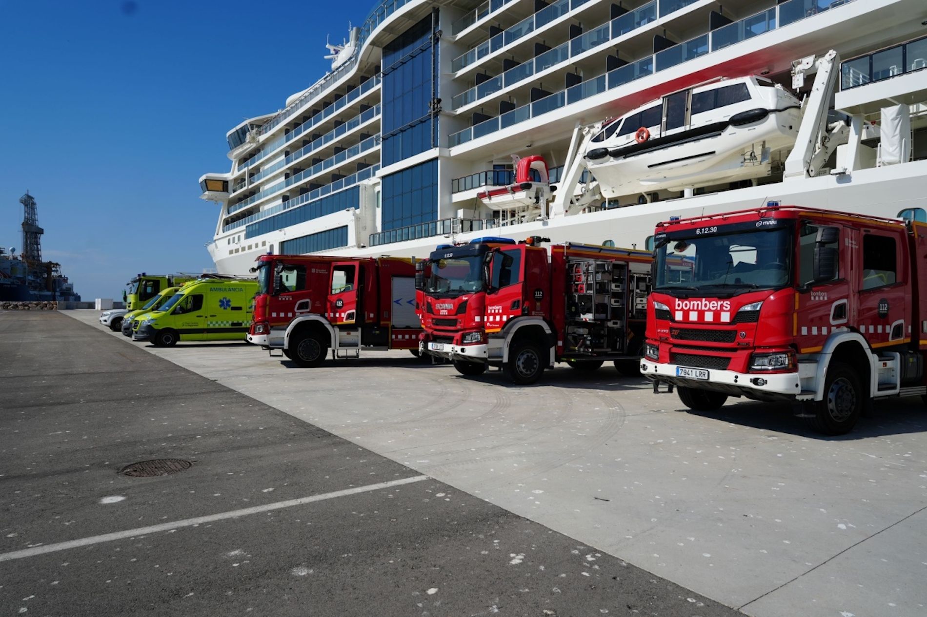 simulacro emergencia crucero puerto tarragona
