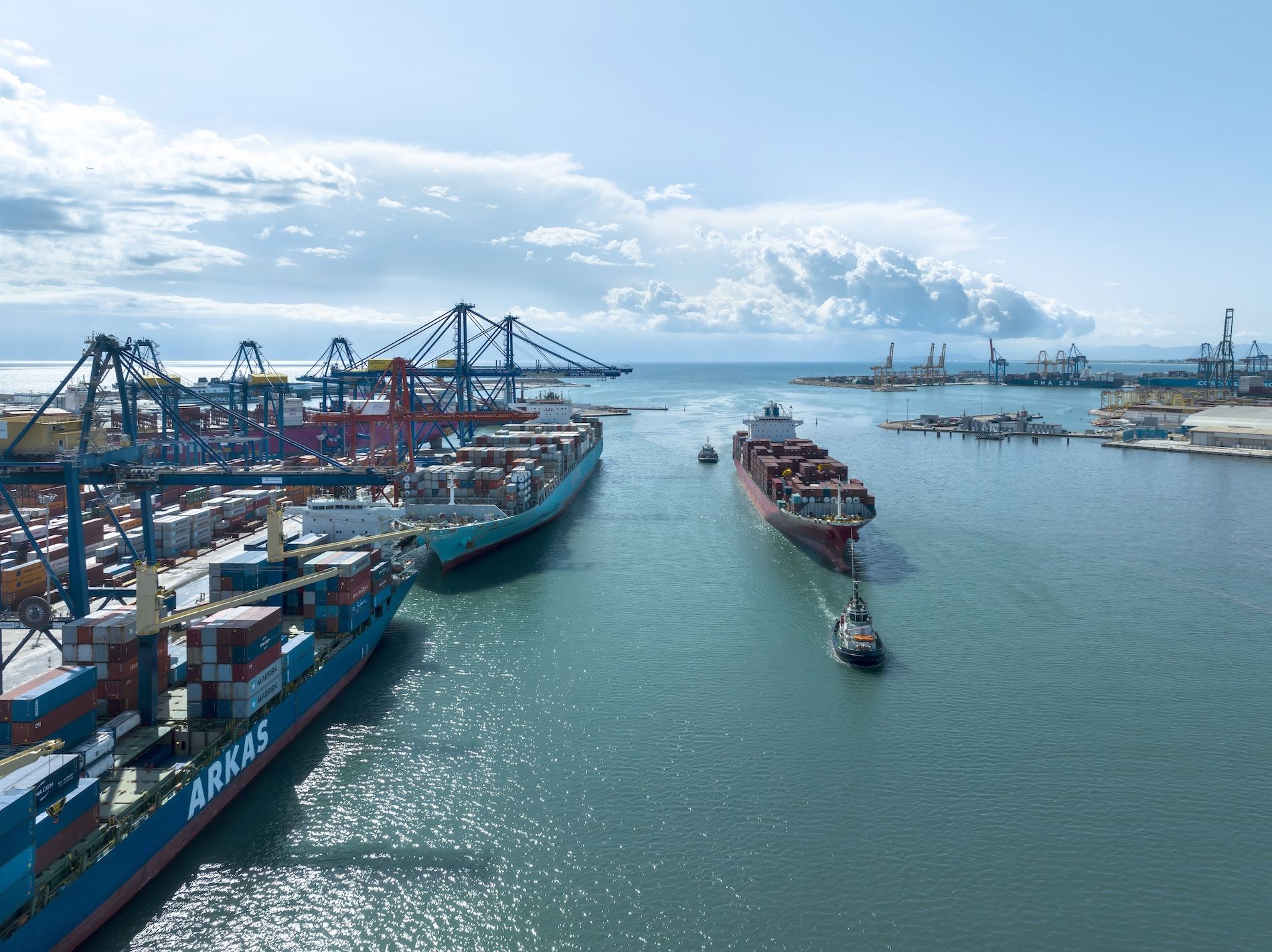 puerto contenedores 2025 semana 