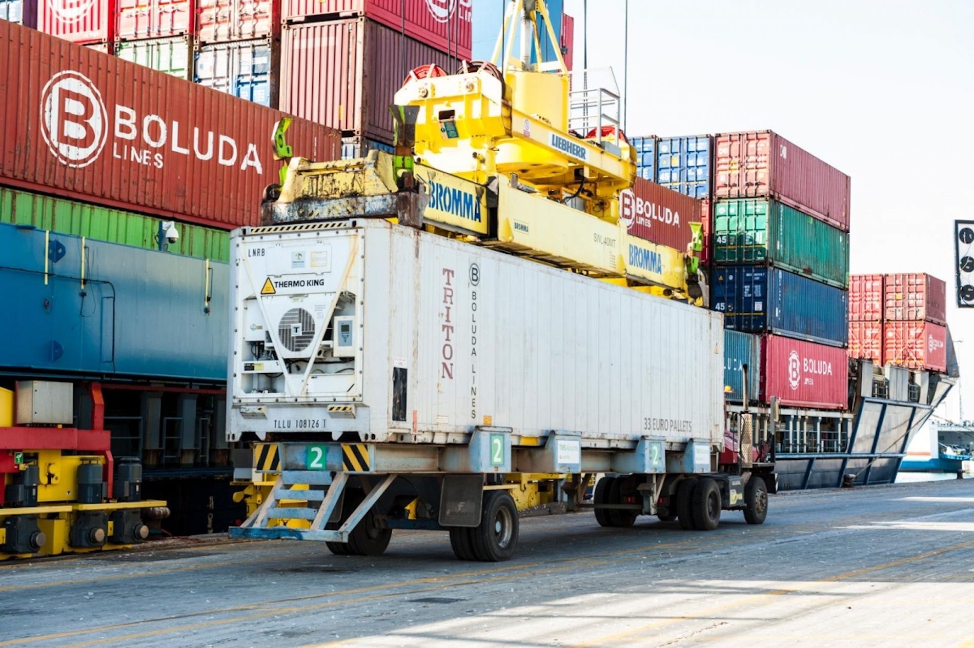 estiba contenedor reefer puerto alicante