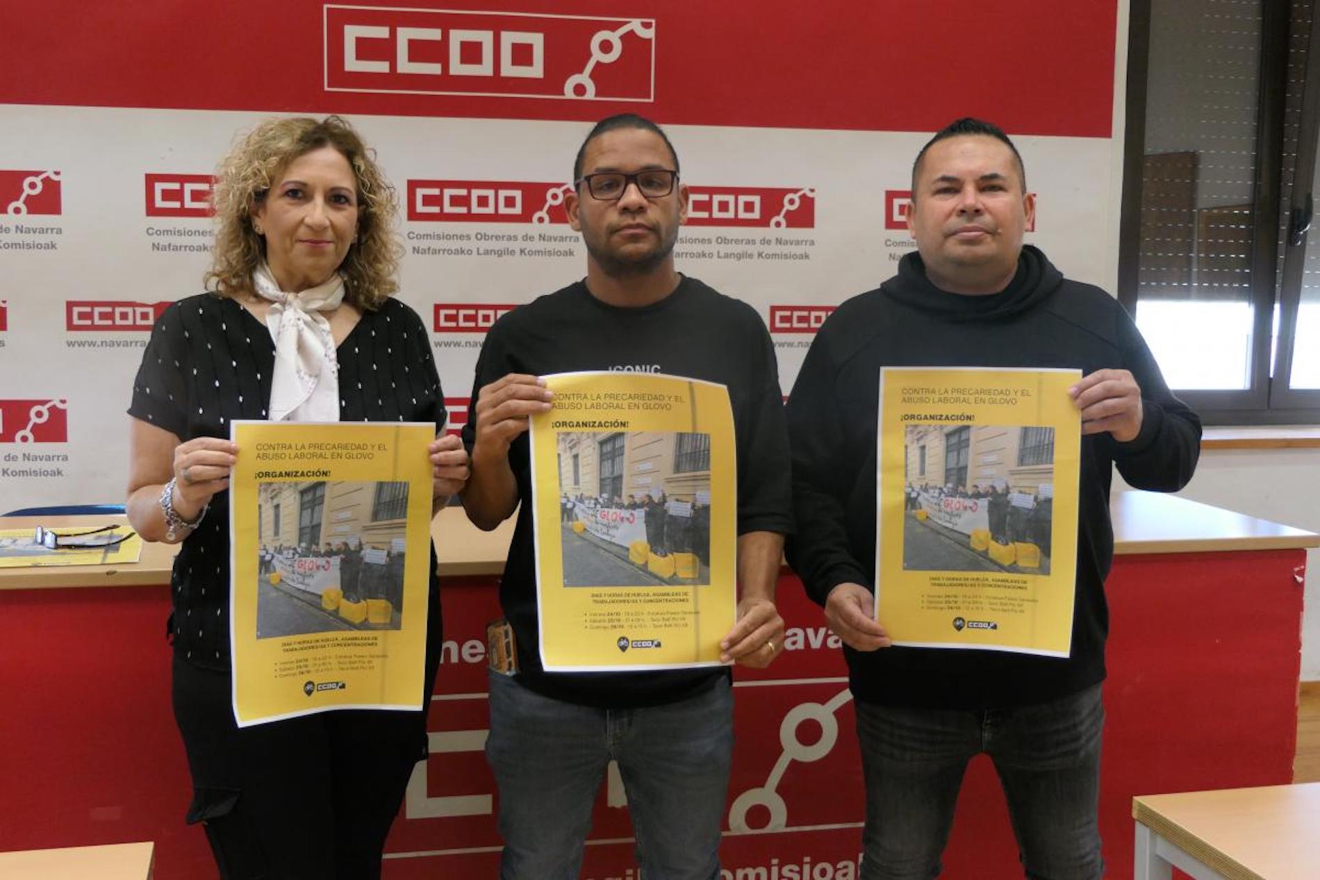 protesta Glovo Pamplona