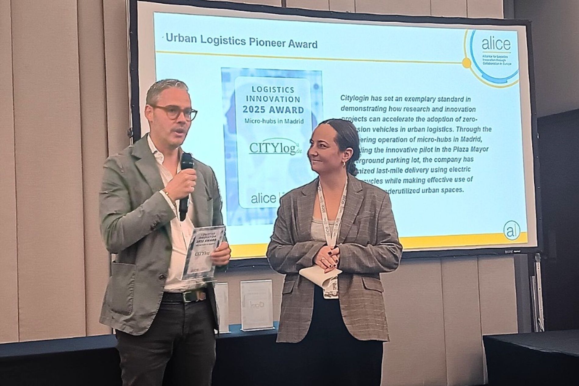 Premio ALICE 2025 CityLogin