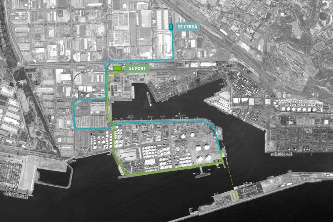 Conexion electrica muelle adosado