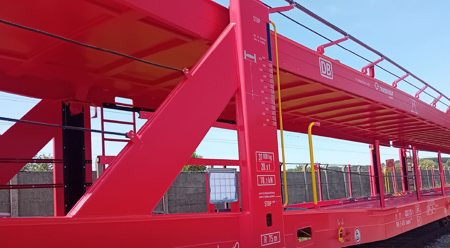 vagon portacoches Transfesa