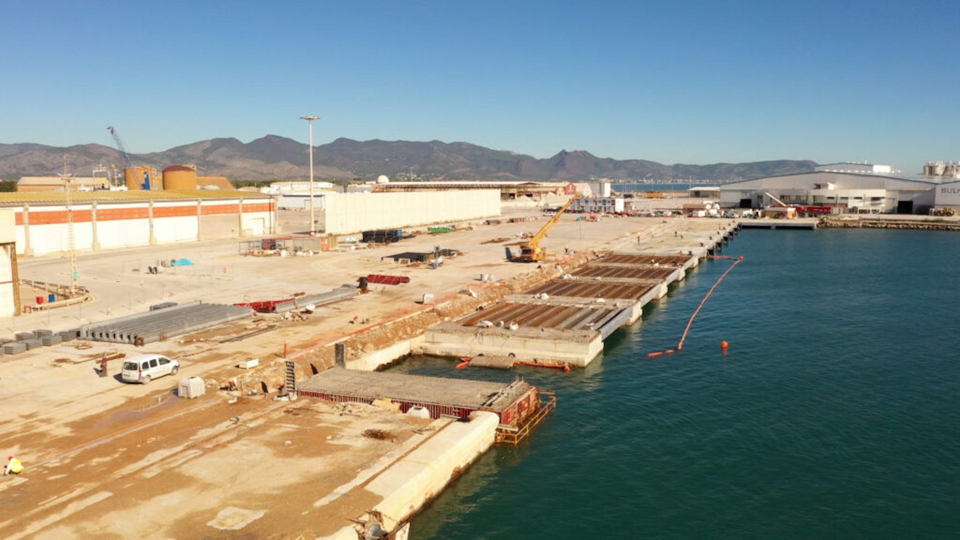 obras muelle transversal puerto Castellon