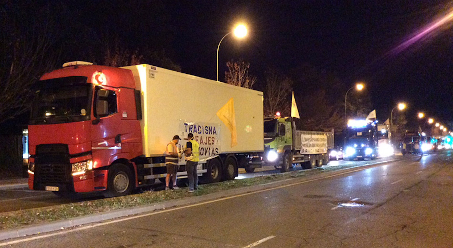 concentracion camiones pamplona octubre 2025