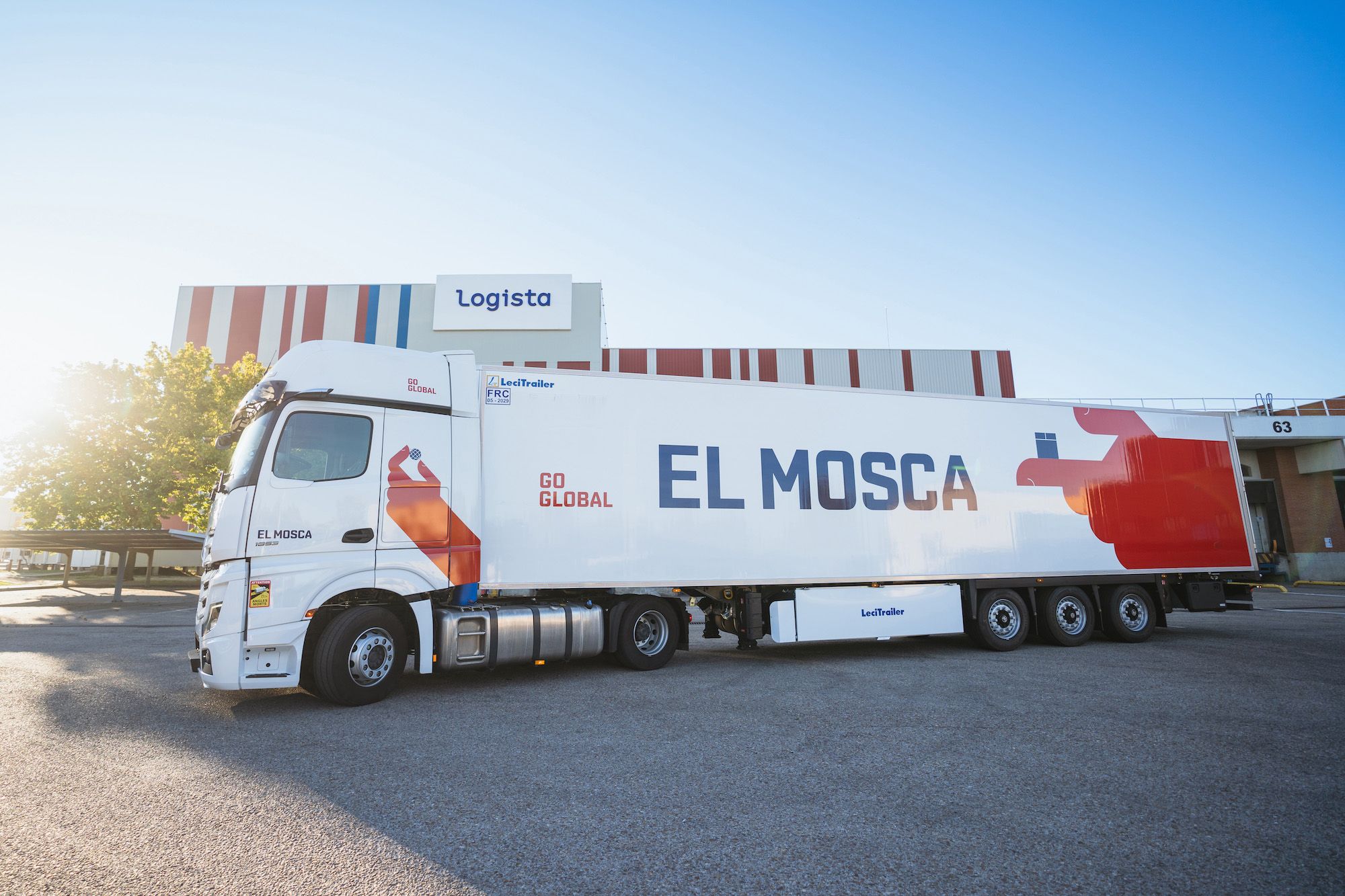 camion transportes El Mosca Logista
