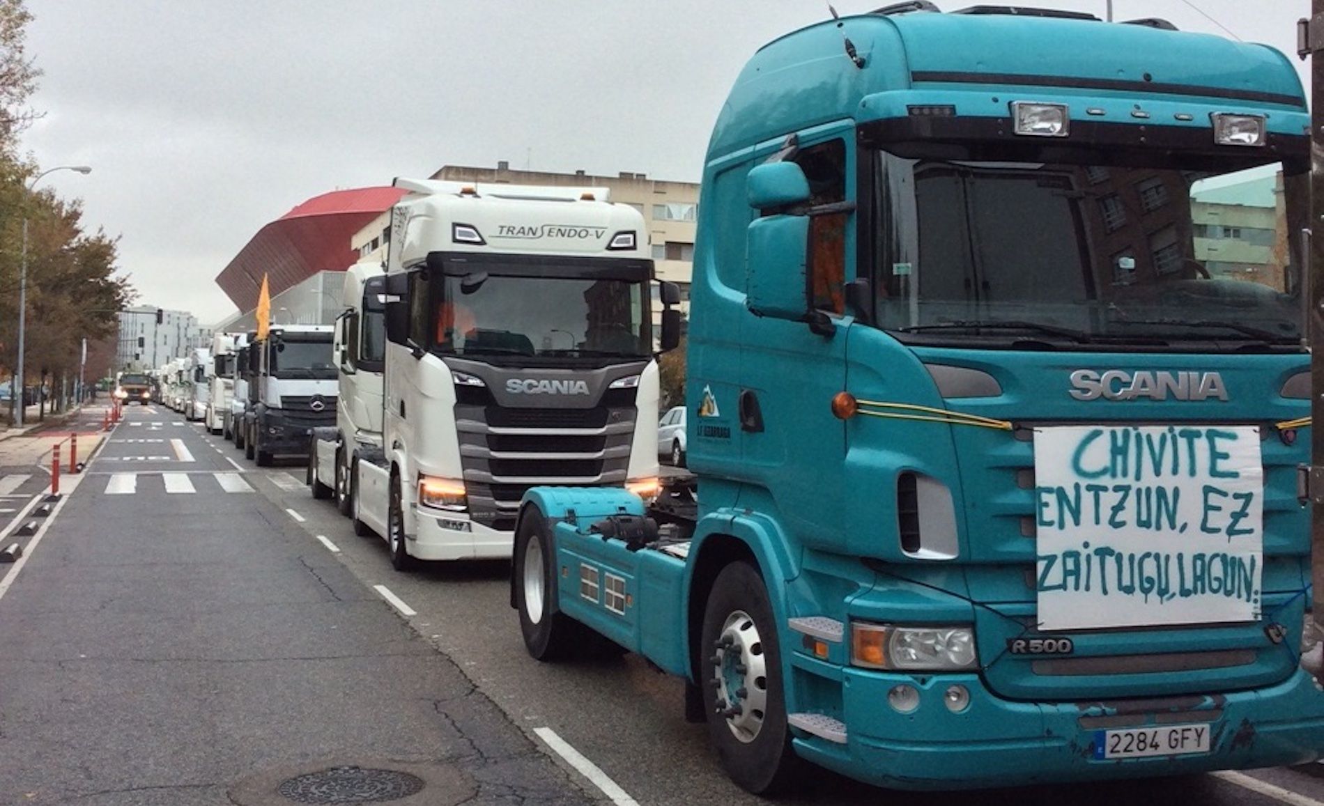 protesta transporte navarra 8 noviembre 2025