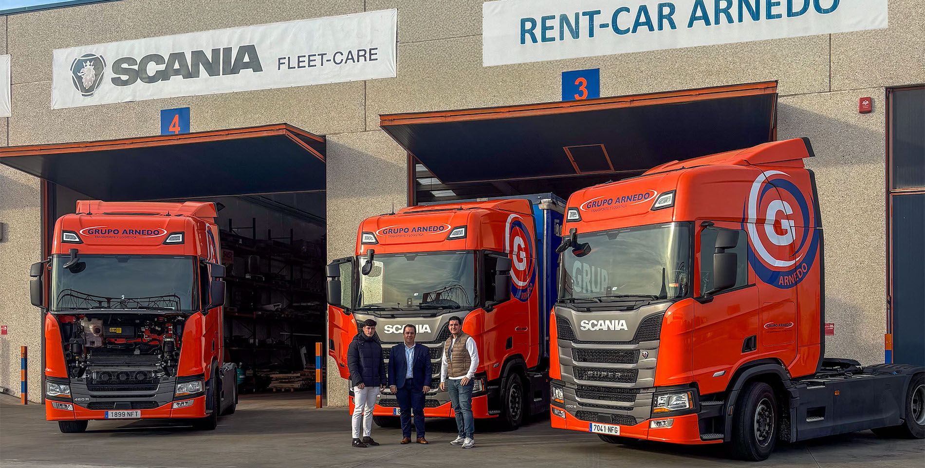 tractoras Scania Grupo Logistico Arnedo