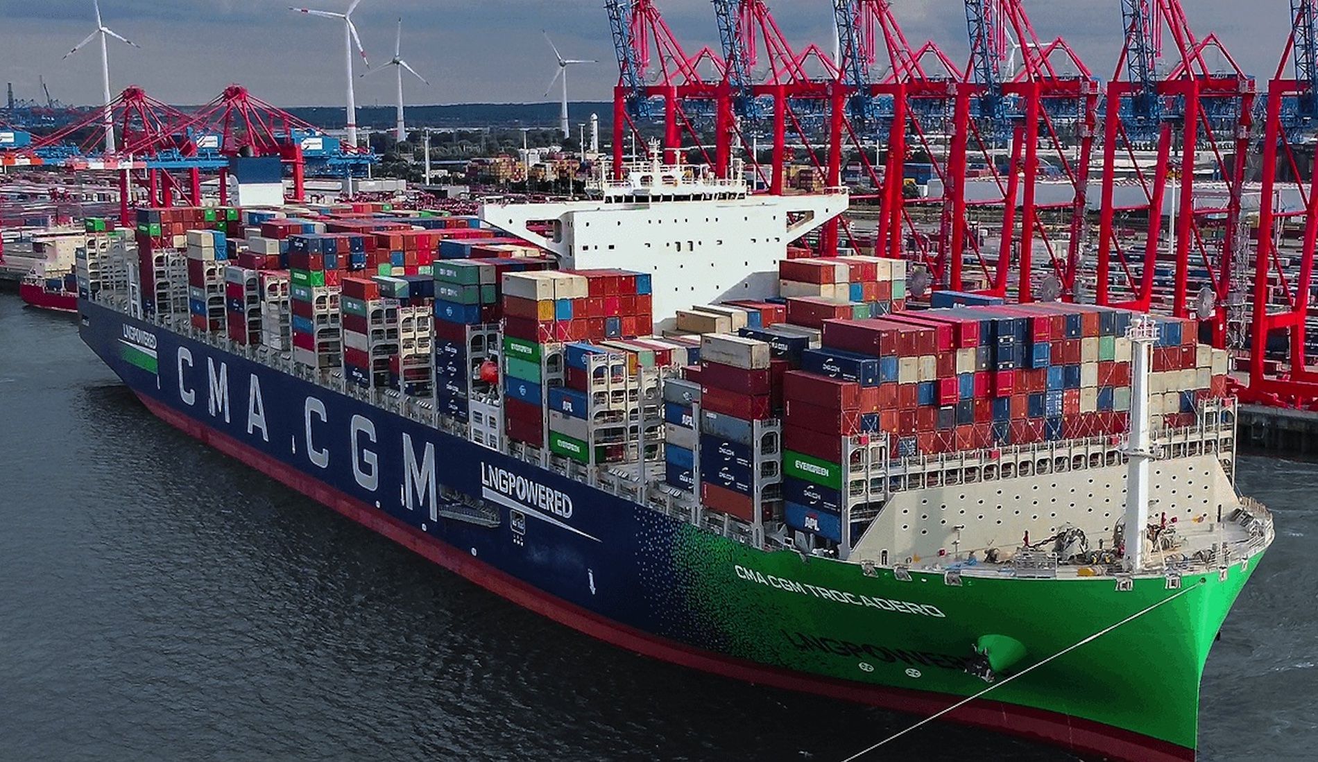 CMA CGM Trocadero puerto Hamburgo Eurogate