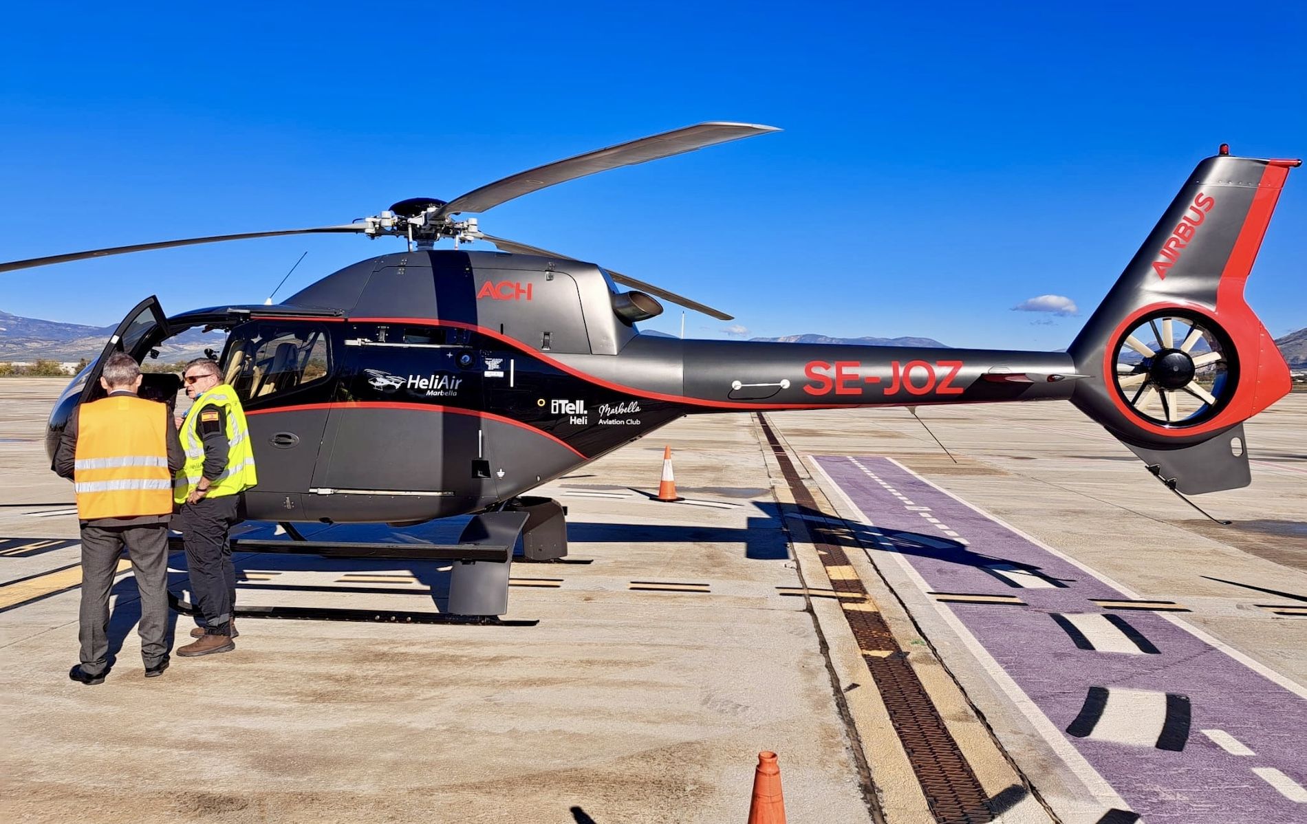 pasillo aereoe Enaire Aena entre Málaga y Granada