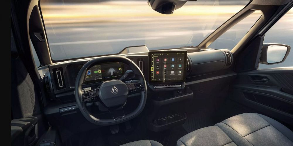 Renault Trafic Furgon E Tech eléctrico salpicadero