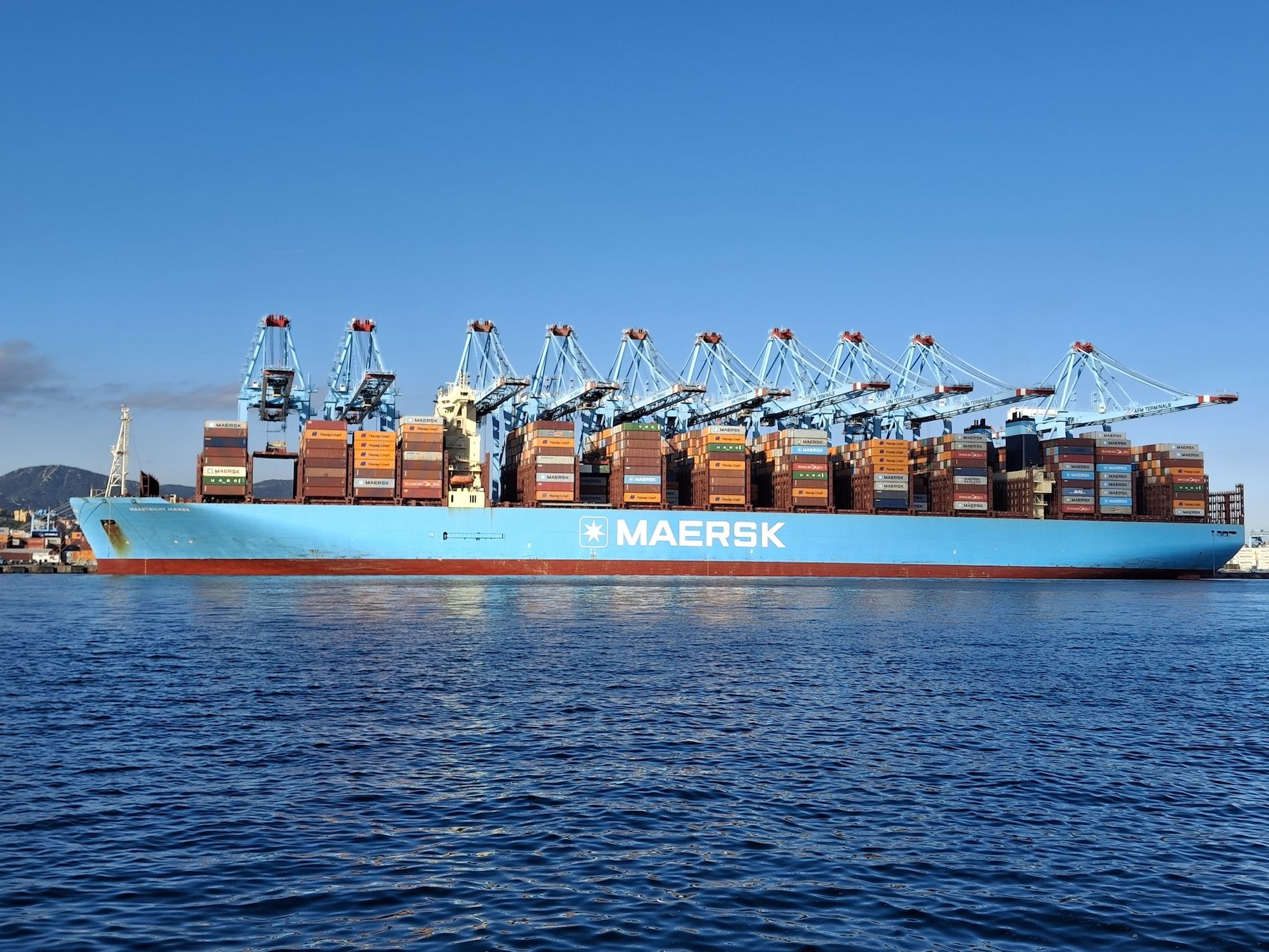 Maastricht Maersk en el puerto de Algeciras