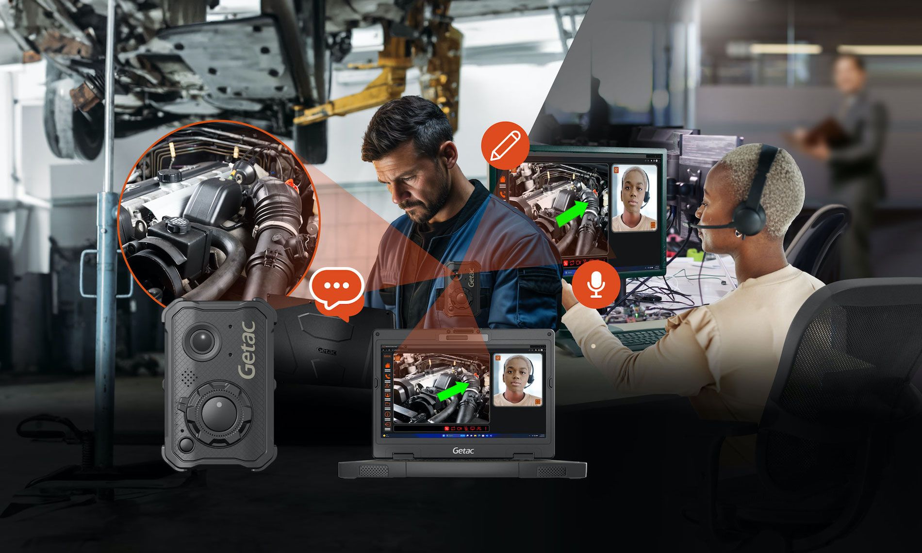 El  soporte remoto experto evita desplazamientos innecesarios.