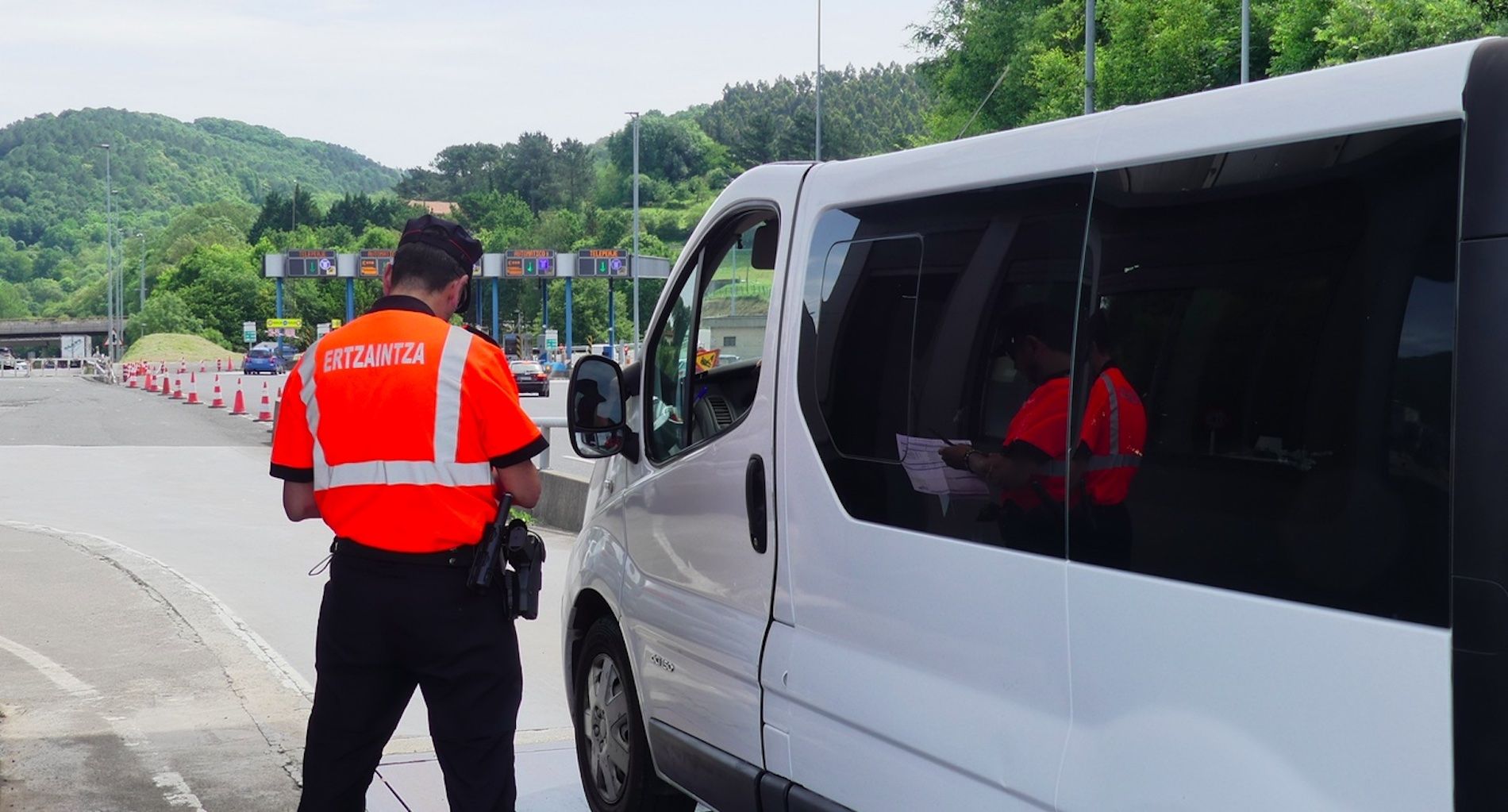 control furgoneta policia pais vasco