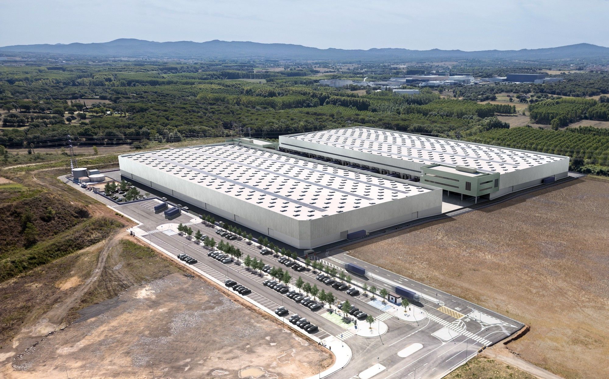 proyecto inmologistico de Conren Tramway y Bain Capital en Sils Gerona proyecto inmologistico de Conren Tramway y Bain Capital en Sils Gerona