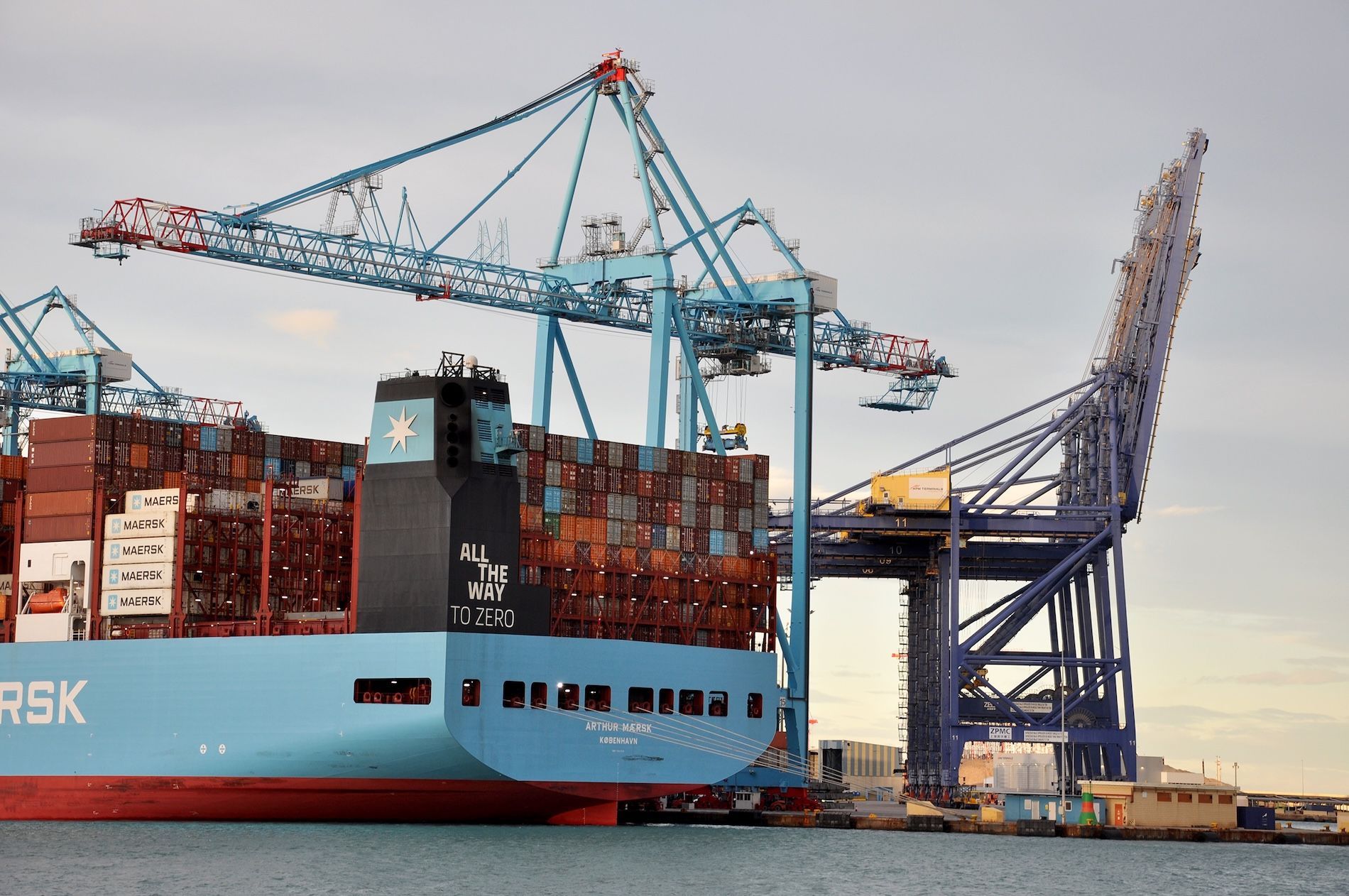 Buque Maersk puerto Valencia descarbonizacion Buque Maersk puerto Valencia descarbonizacion