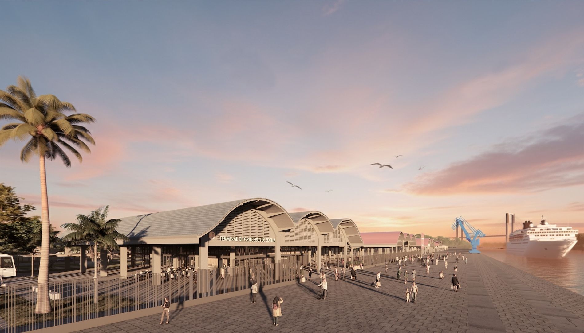 Recreacion Distrito Urbano Portuario Sevilla