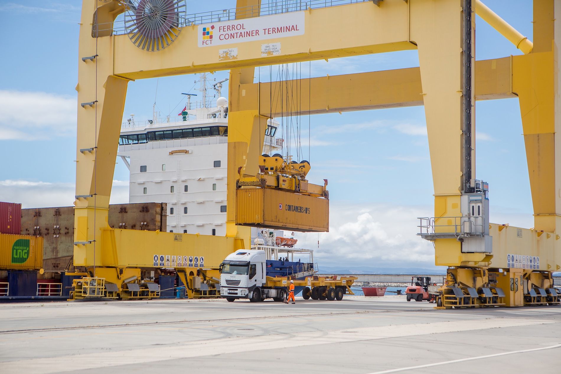 Terminal de contenedores puerto Ferrol