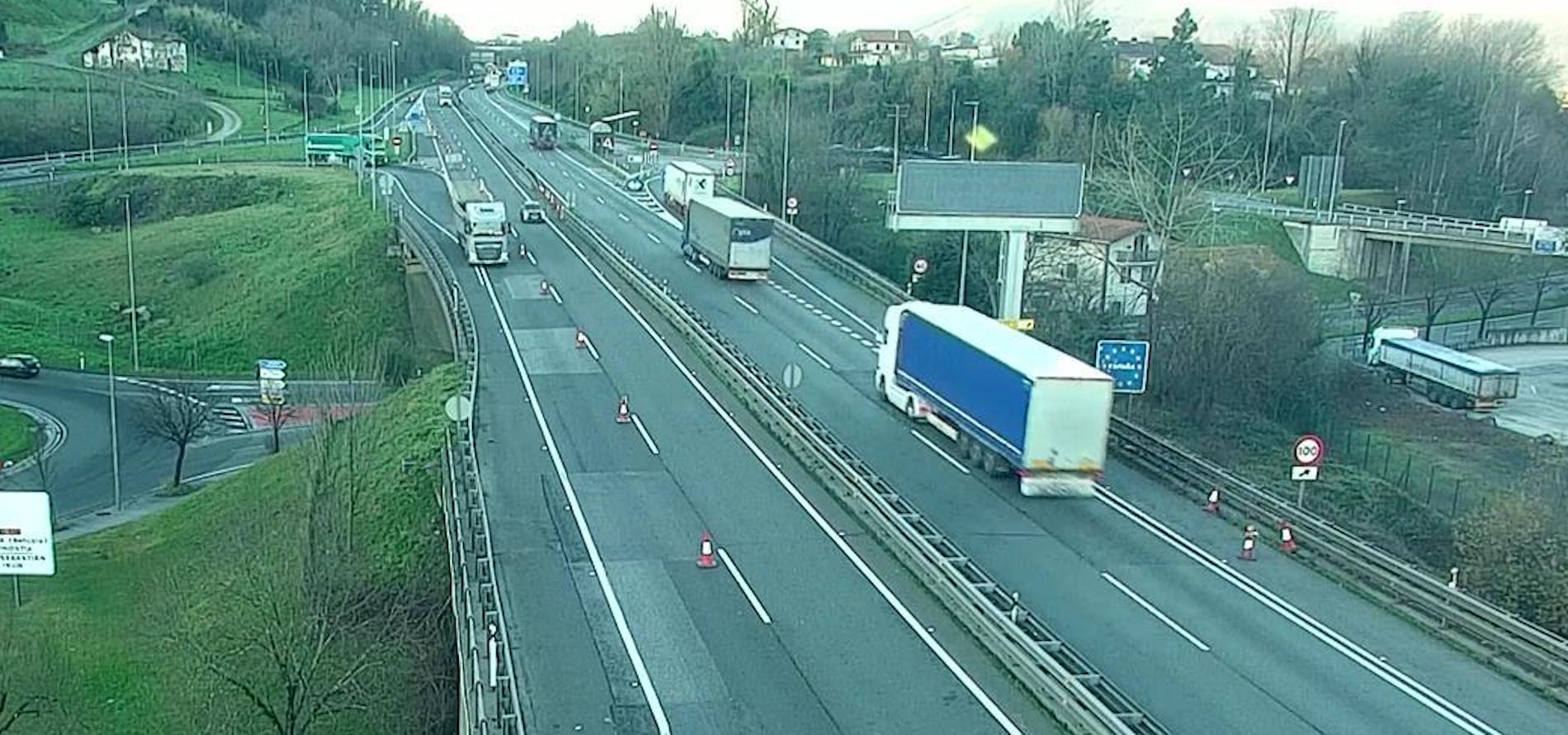 El paso de Irún se verá afectado por la manifestación.