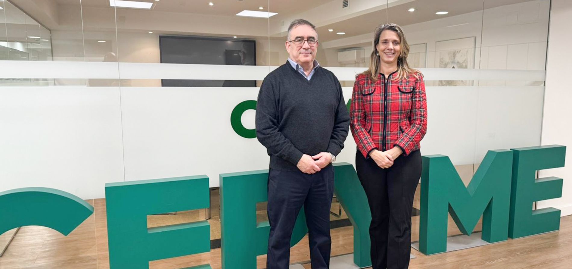 Representantes de Cepyme y Tradime han mantenido un encuentro recientemente.