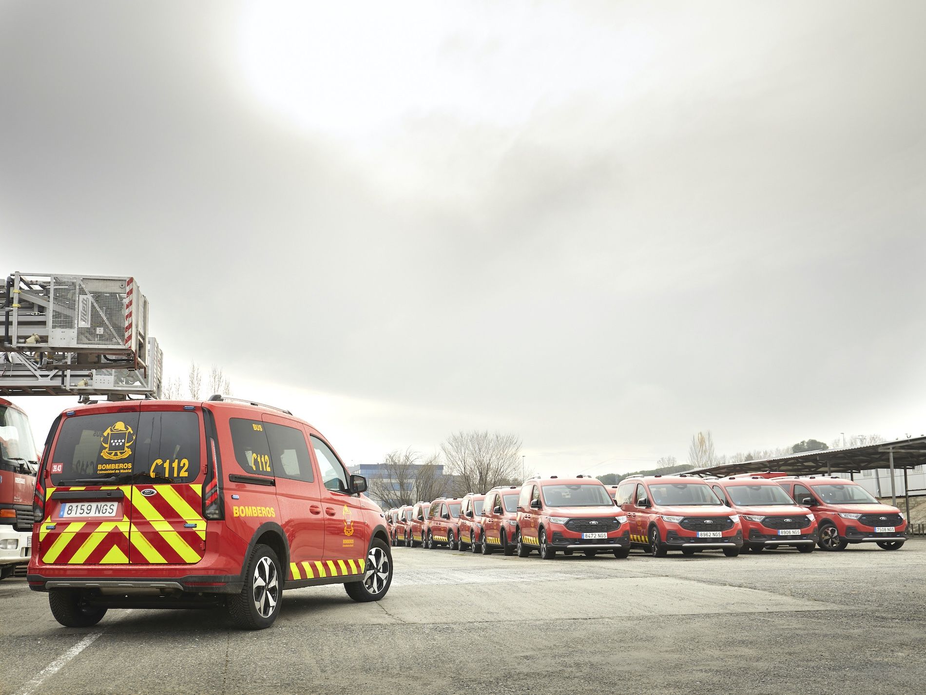 Ford Transit Custom hibridas para Bomberos Madrid