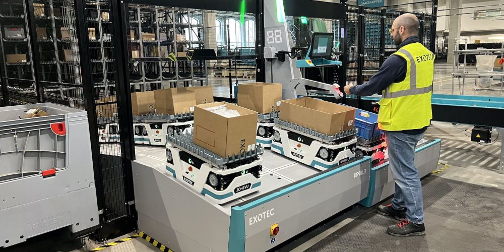 Exotec estación de picking