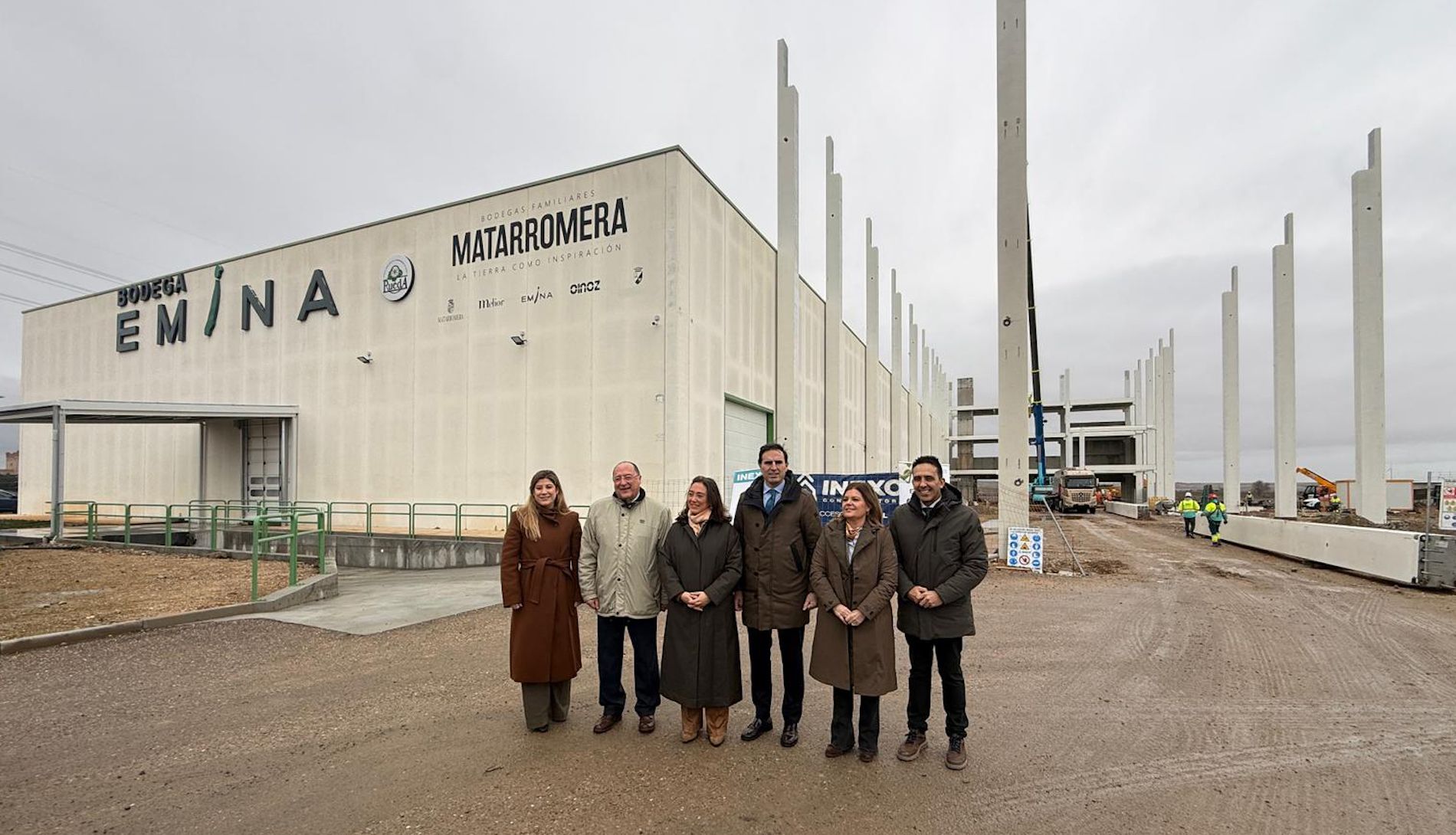obras plataforma logistica Matarromera Medina del Campo