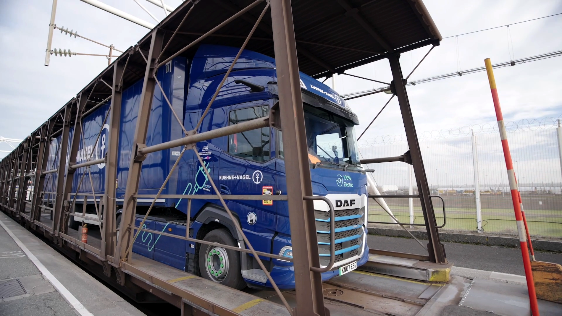 Camion electrico DAF Eurotunnel