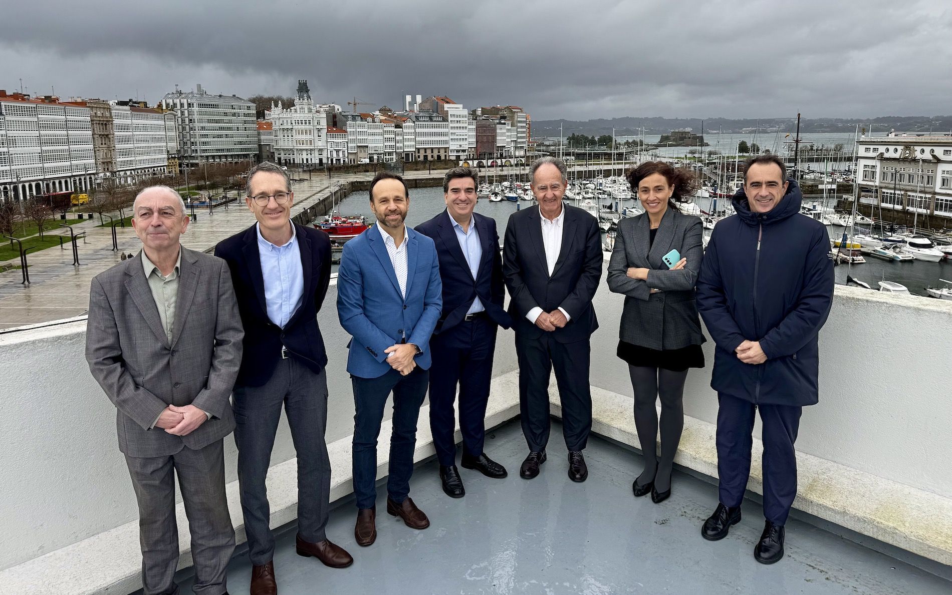 Visita AP Baleares puerto Coruna