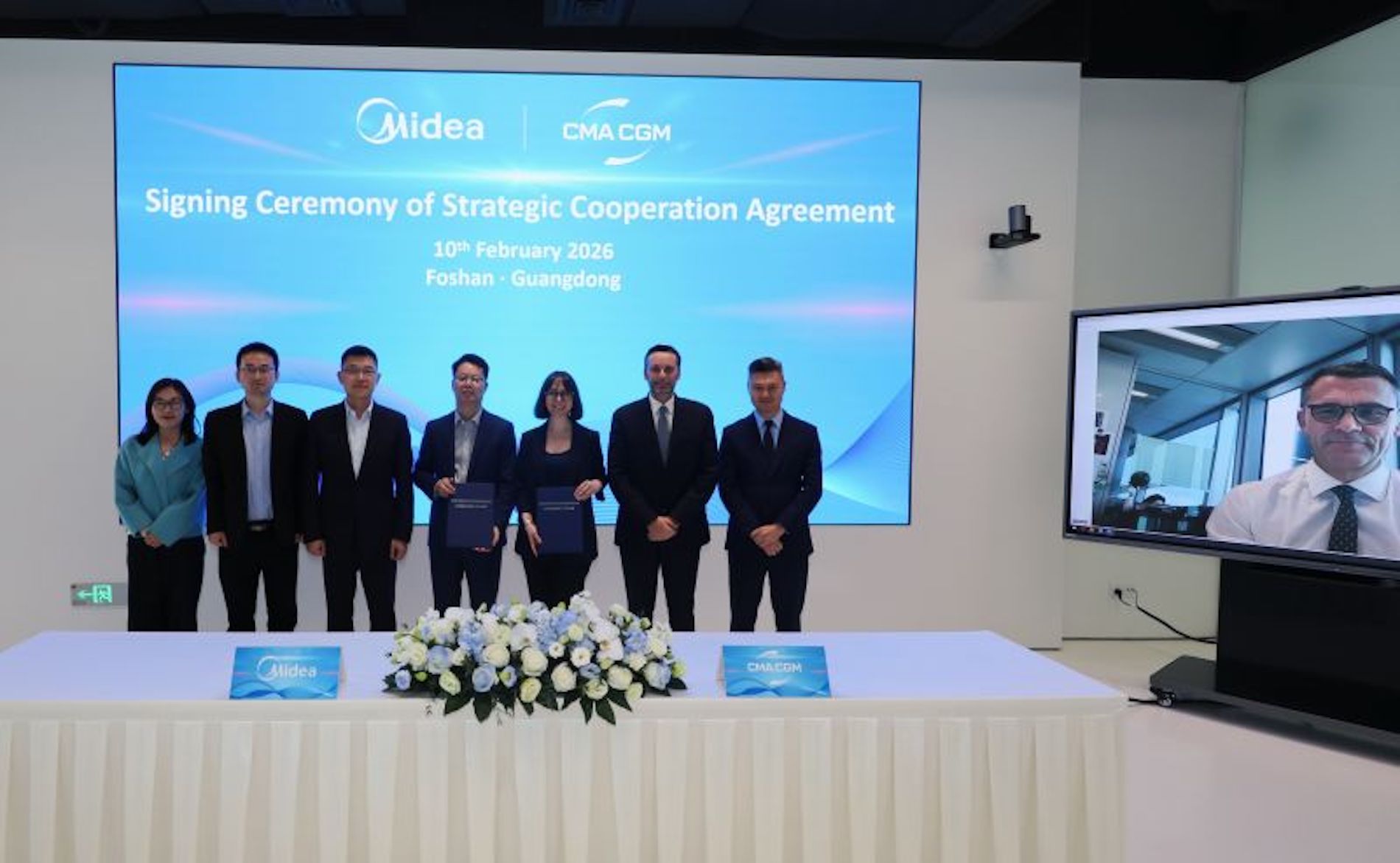 Midea impulsa iniciativas la colaboración estratégica para ampliar su capacidad global.
