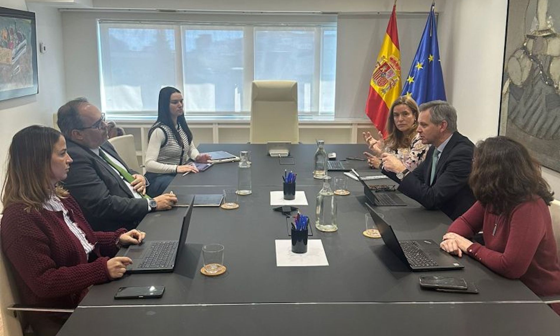 El encuentro se celebra en el marco del acuerdo suscrito por Mercasa y Adif el pasado noviembre.