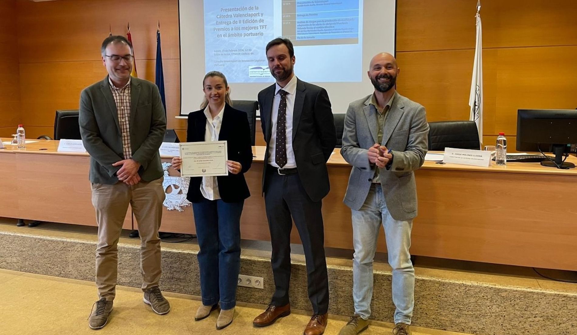 Los trabajos analizan obras en los puertos de Valencia y de Gandía.