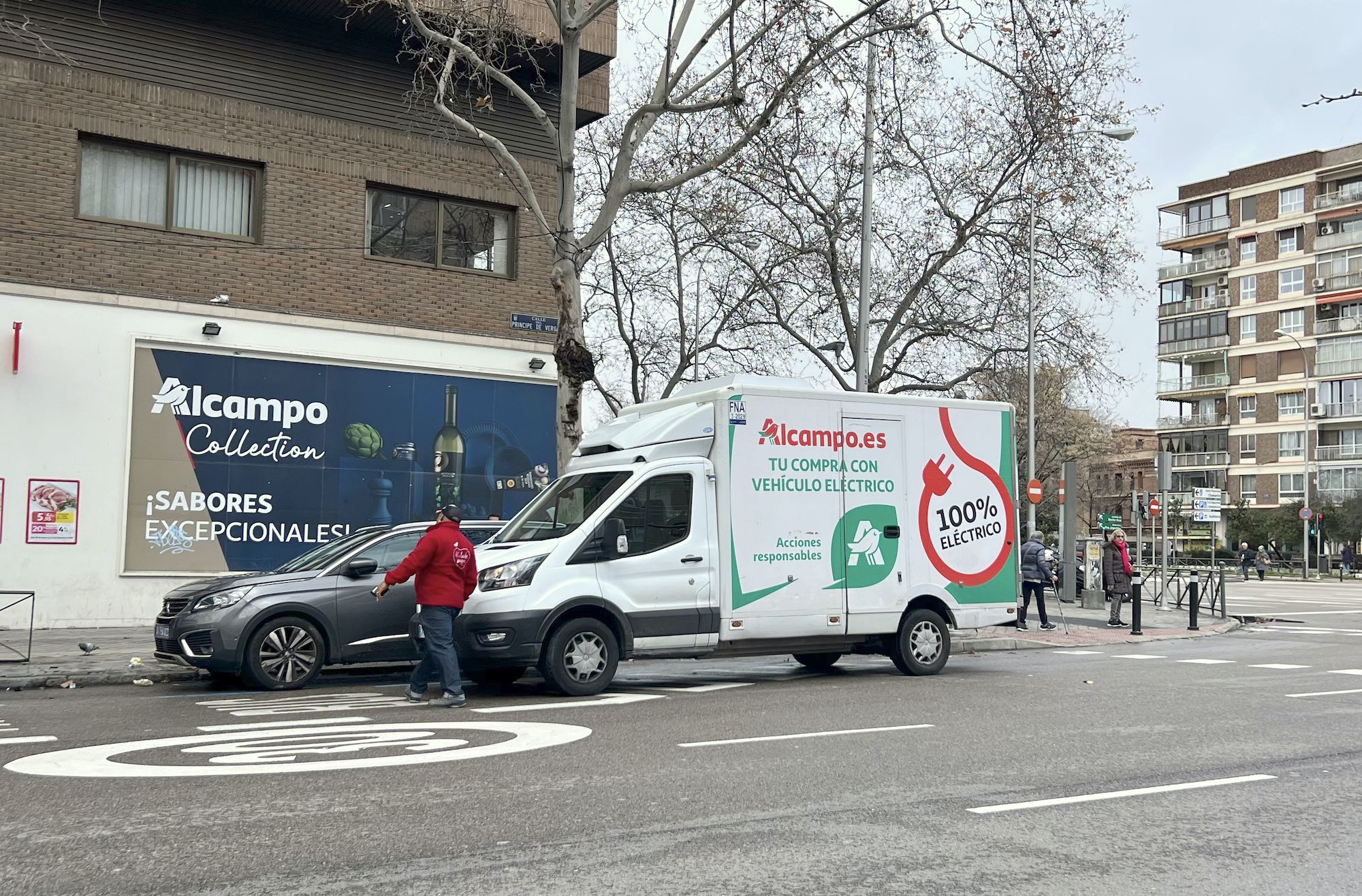 furgoneta distribucion Alcampo