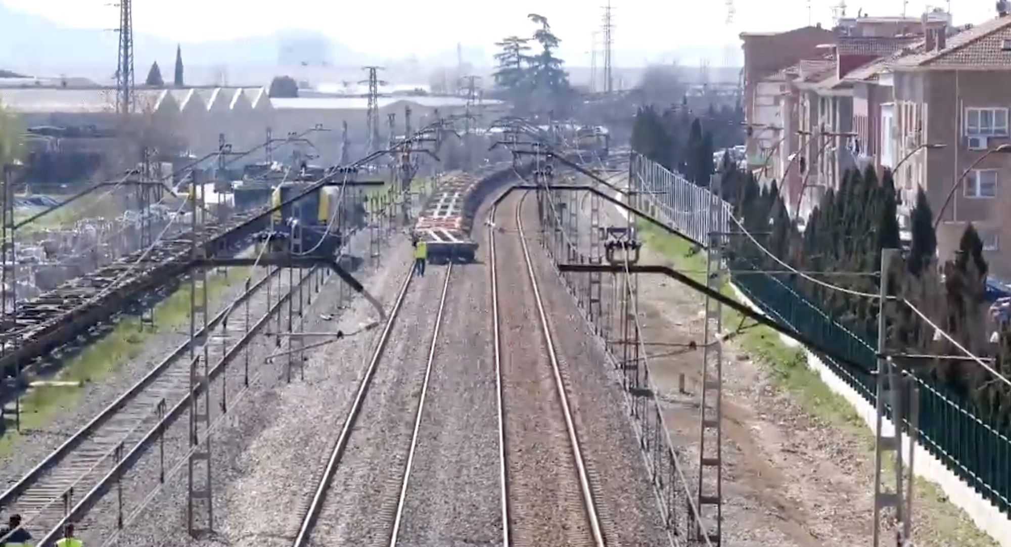 descarrila tren mercancias Azuqueca