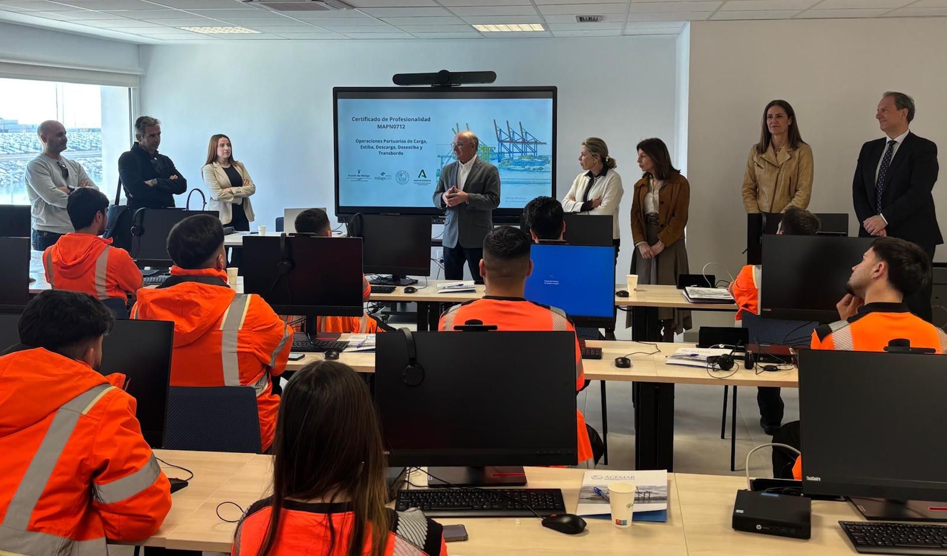 curso manipulacion mercancias puerto malaga marzo 2026