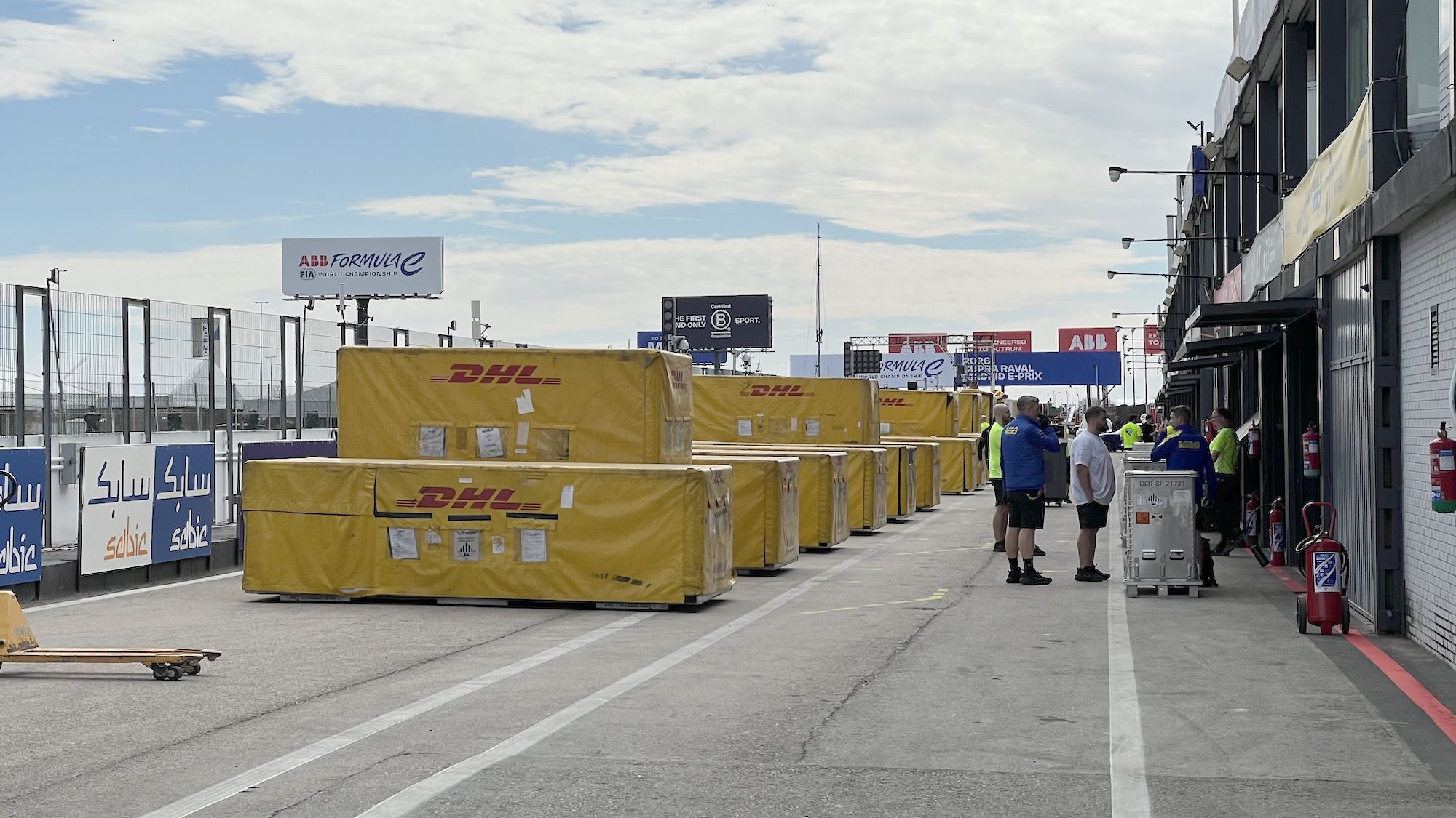 DHL mueve mas de 400 toneladas  por premio en la FormulaE.