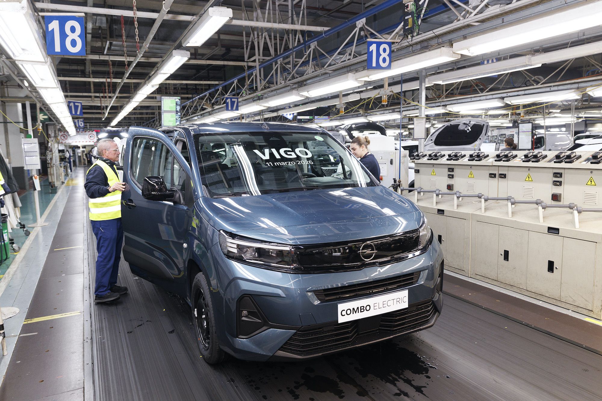 El Opel Combo 17 millones va destinado al mercado checoslovaco.