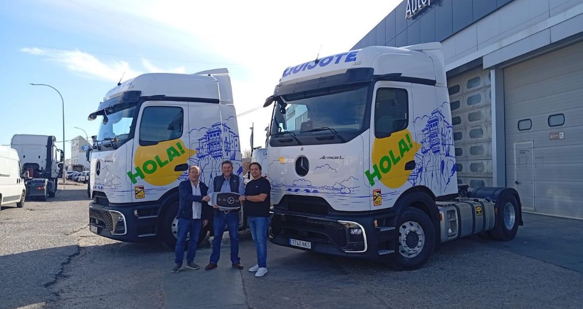 entrega Mercedes Actros Quijote Logistica Autoprima entrega Mercedes Actros Quijote Logistica Autoprima