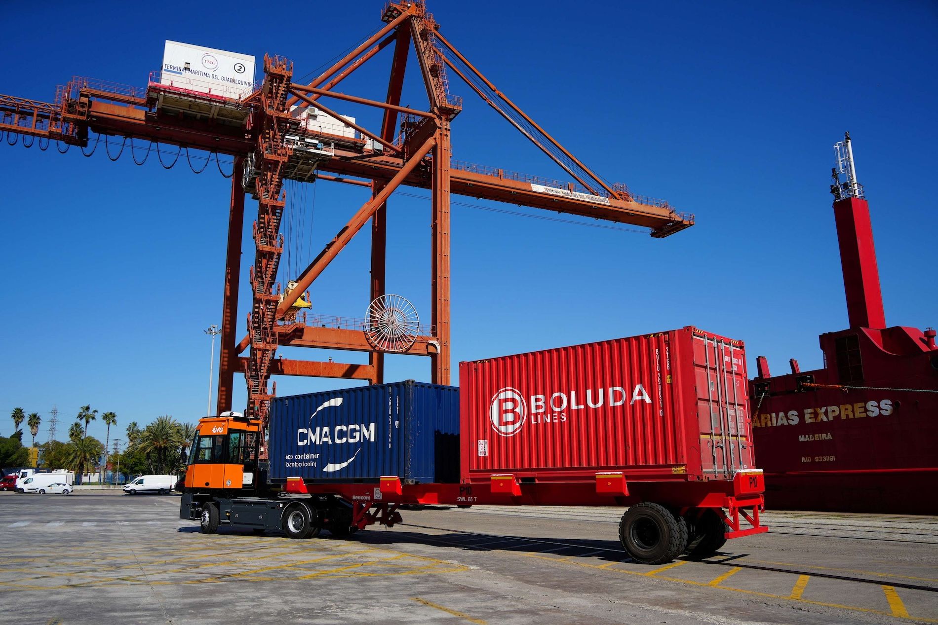 Tractora hidrogeno puerto Sevilla