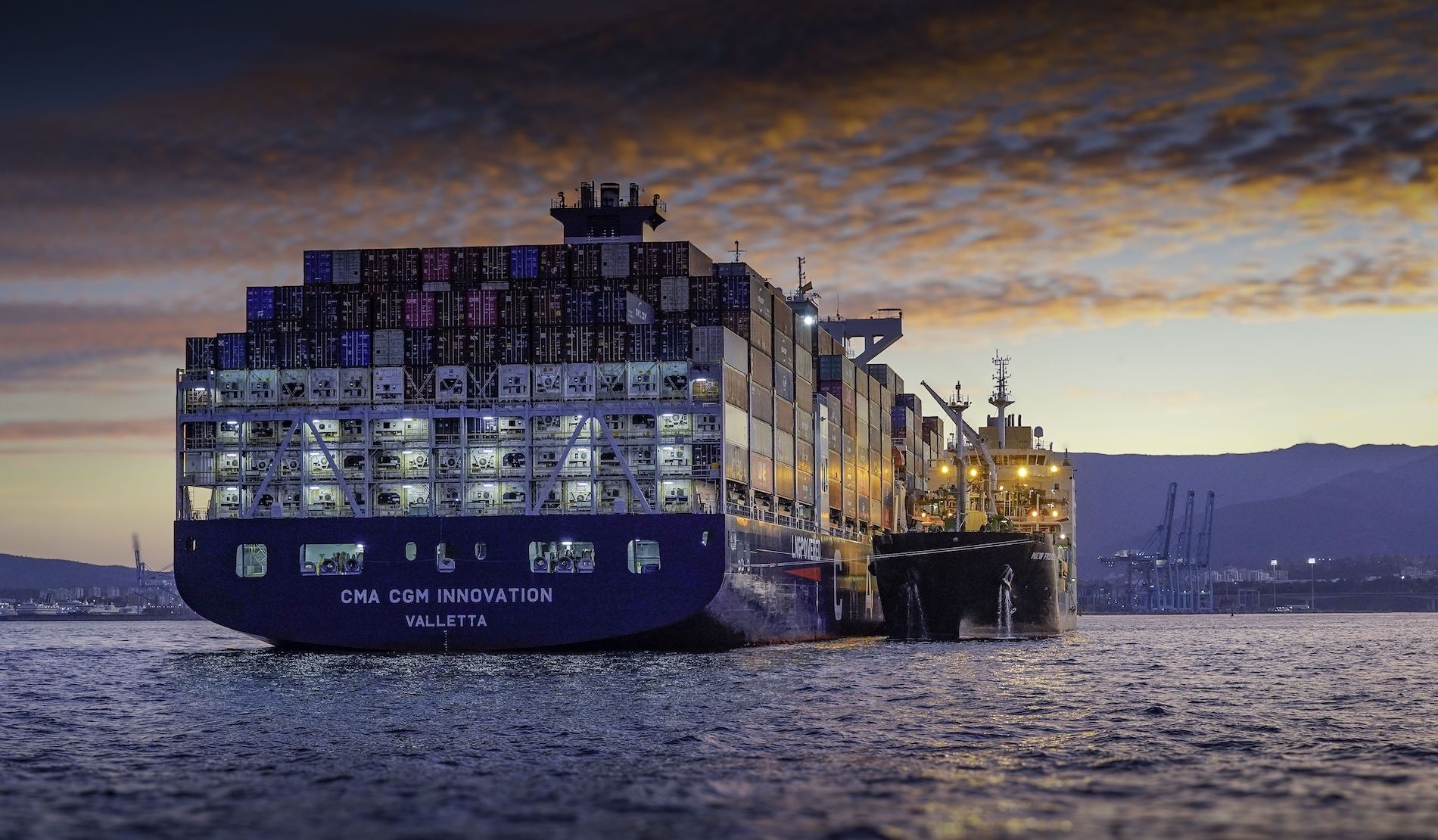 Bunkering de Bio LNG en fondeo en el puerto de Algeciras