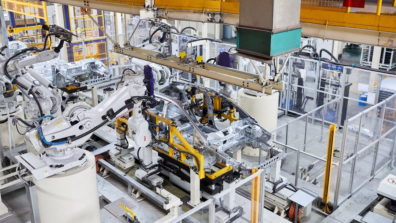 ABB robot fabricacion vehiculos ABB robot fabricacion vehiculos