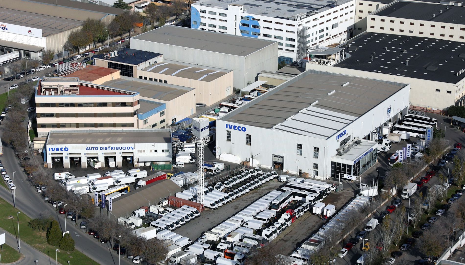 concesionario autodistribucion Iveco vista aerea concesionario autodistribucion Iveco vista aerea