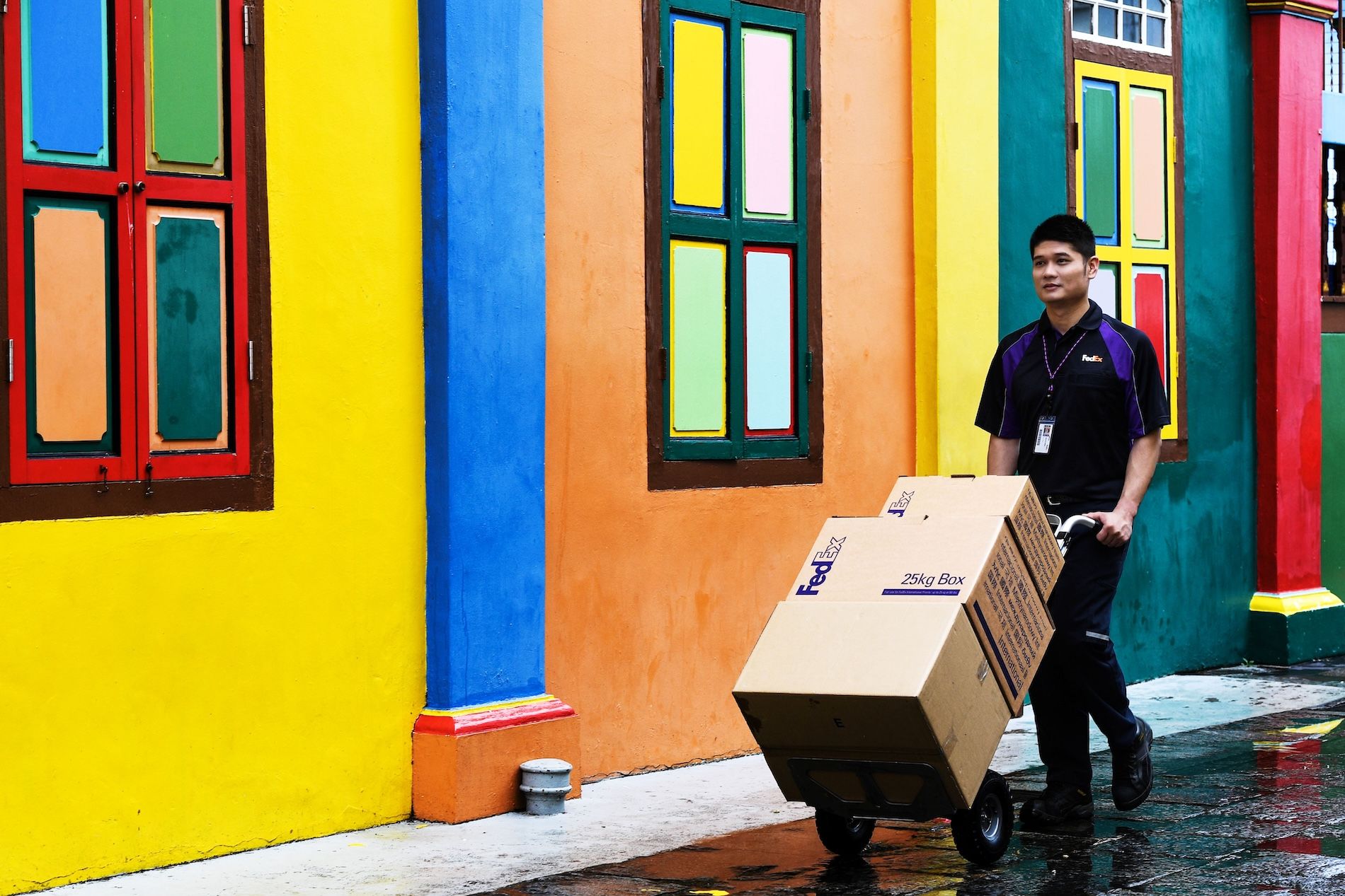 Repartidor de FedEx Repartidor de FedEx