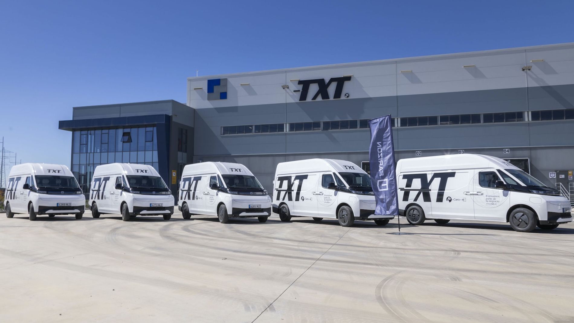 Farizon SV en la flota de reparto de TXT Farizon SV en la flota de reparto de TXT