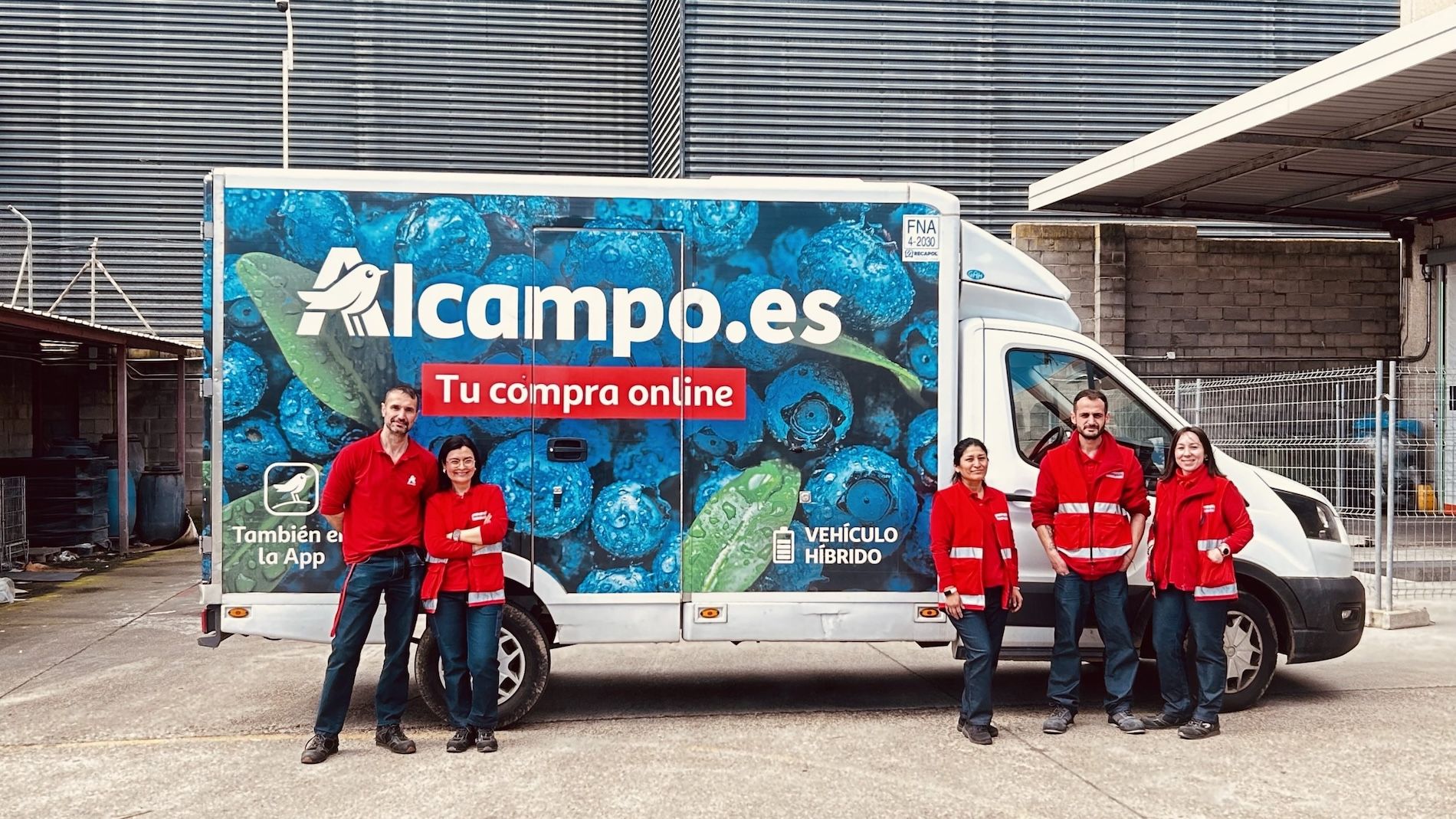 Alcampo entregas ecommerce furgoneta Alcampo entregas ecommerce furgoneta
