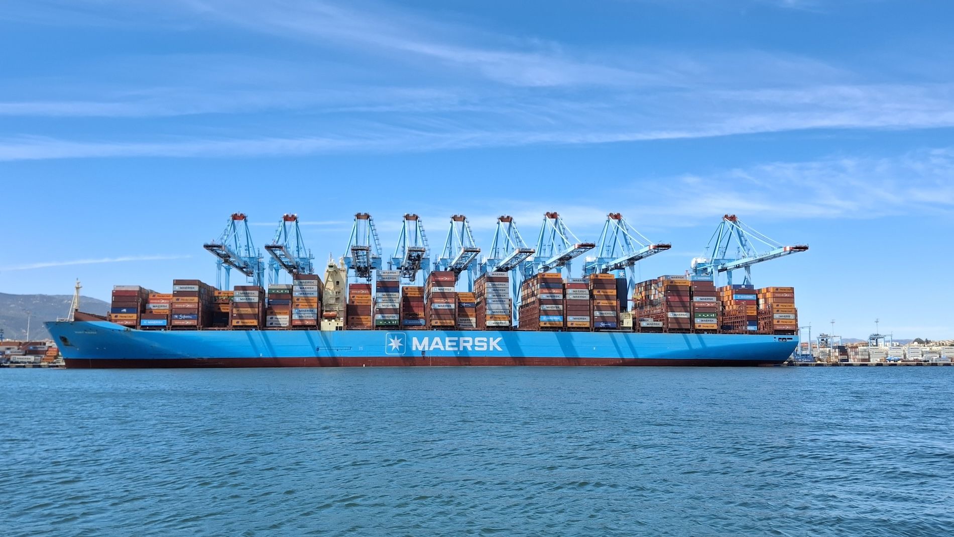Portacontenedores Marit Maersk puerto de Algeciras
