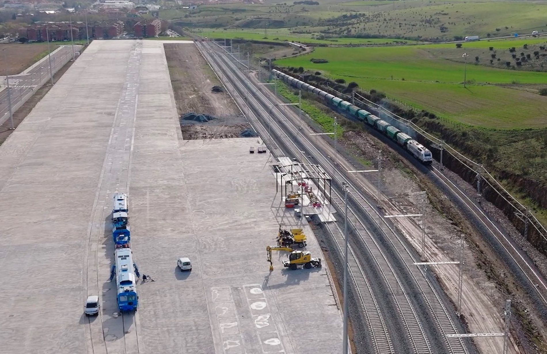 vista aerea puerto seco Ayuntamiento Salamanca