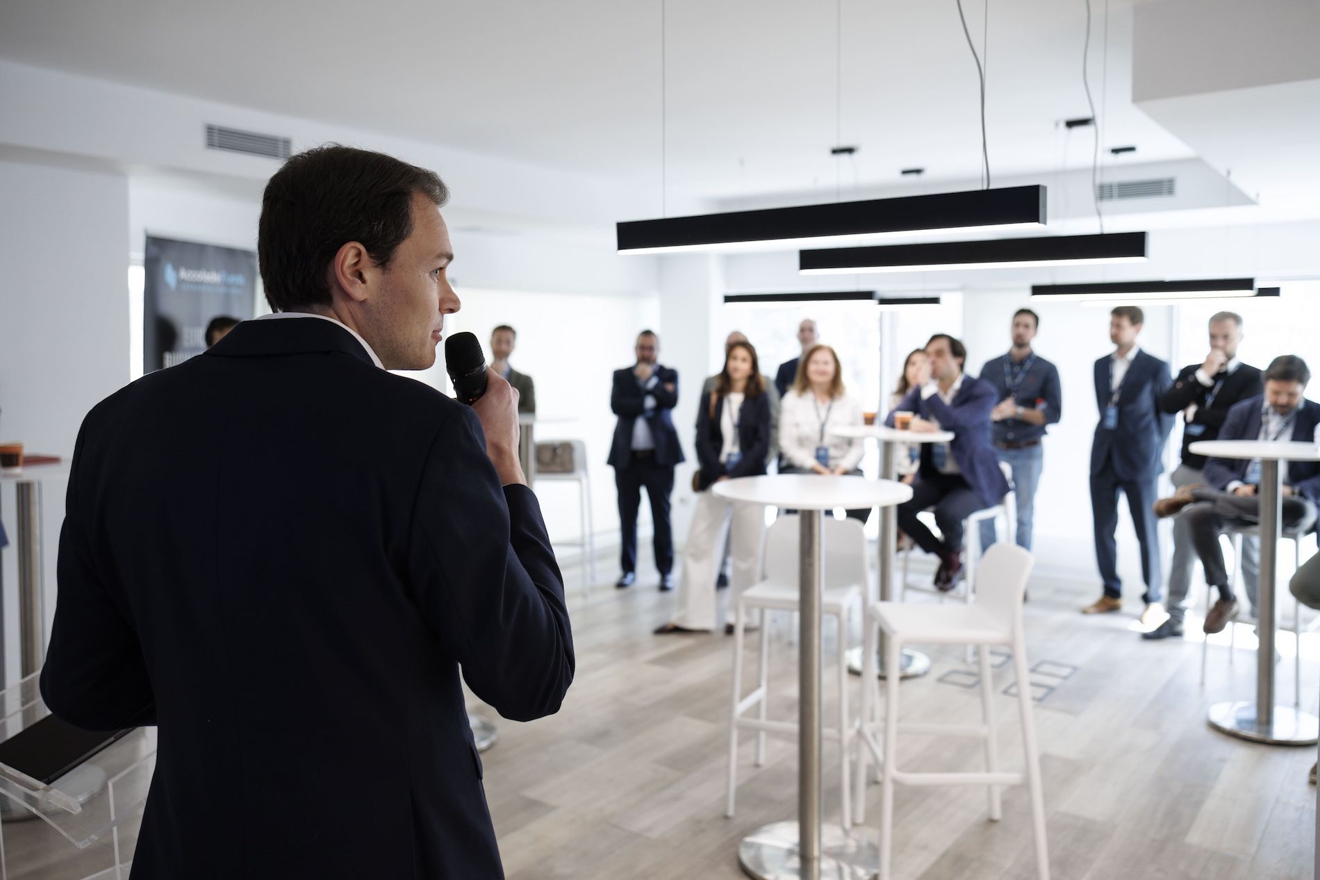 Eduardo Feliciano, responsable de Accolade en España, ha participado en el acto de inauguración.